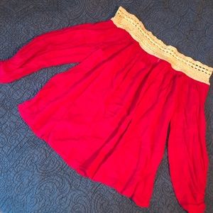 Off the shoulder blouse